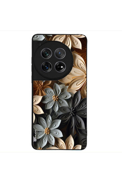 Other Θήκη Sonique Σειράς 3D Λουλουδιών για OnePlus 12 5G Γκρι
