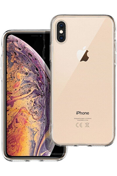 OEM Πίσω Κάλυμμα Σιλικόνης 2mm Διαφανές (iPhone X / Xs)