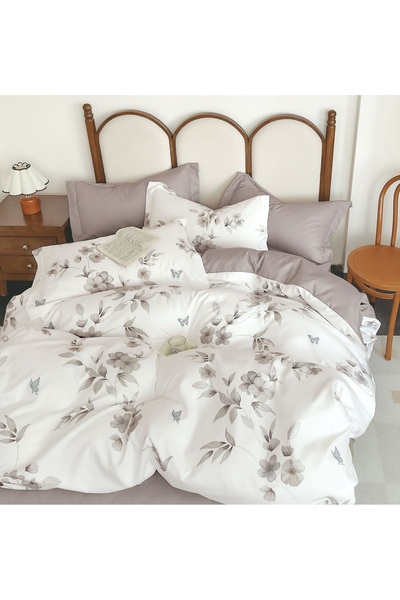 CHIRASO CHIRASO Bed Linen Set, 6 Pieces, Stretchy Sheet 180x200, Duvet Cover ...