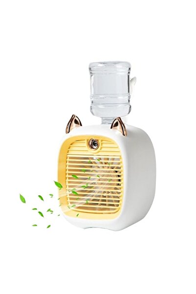 Generic Mini Portable Air Conditioner Humidifier Purifier, 1200mAh USB Deskto...