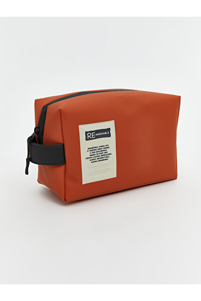 LC Waikiki Orange Leather Look Men's Handbag