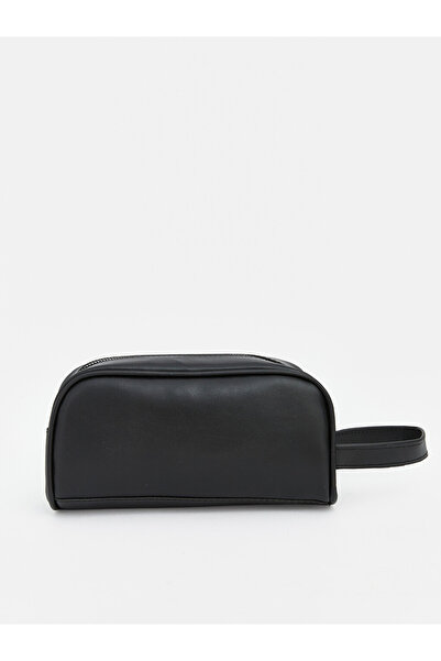 LC Waikiki Black Leather Look Men's Handbag