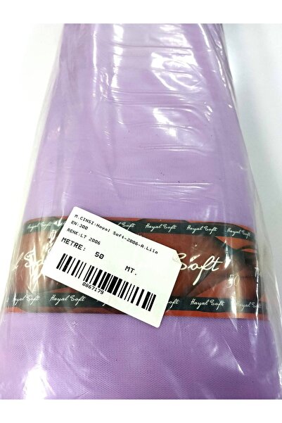 TESATURI OUTLET Roll of 50 m lilac tulle, soft, fine, width 3 meters