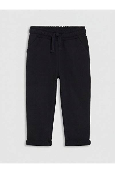 LC Waikiki Black Elastic Waist Boys' Pants