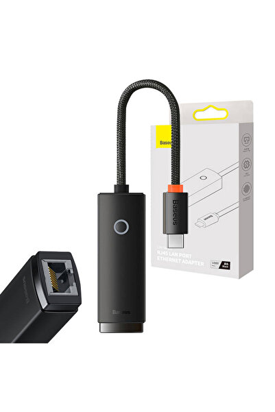 Baseus Adapter Usb-C To Rj45 For Pc Macbook Phones 1000Mbps
