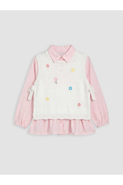 LC Waikiki Esvab • Modern & Distinctive Girls' Embroidered Shirts and Sweaters