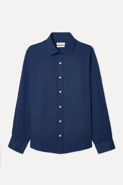 Mudo Men's Indigo Regular Fit Long Sleeve Shirt