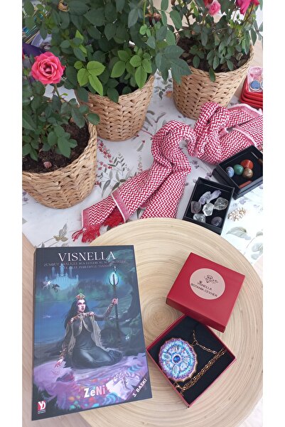 Botanik Cevher tasarım doğal taş amazonit turkuaz kolye