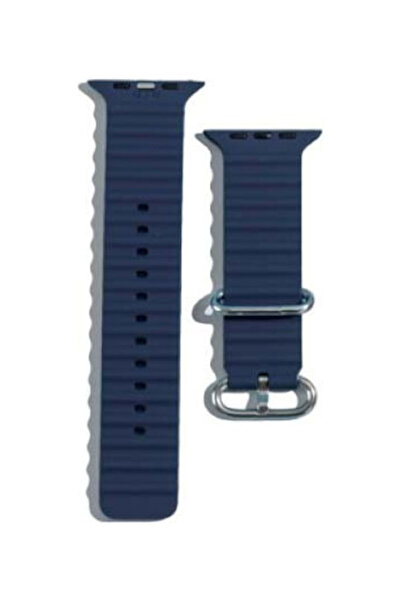 Xo Λουράκι Σιλικόνης Μπλε (Apple Watch 38/40/41/42mm)