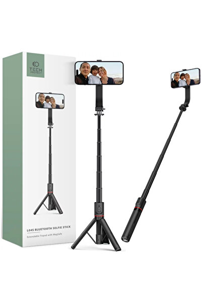 Tech-Protect L04S Selfie Stick Trepied Pentru Magsafe Cu Braț Extensibil și B...