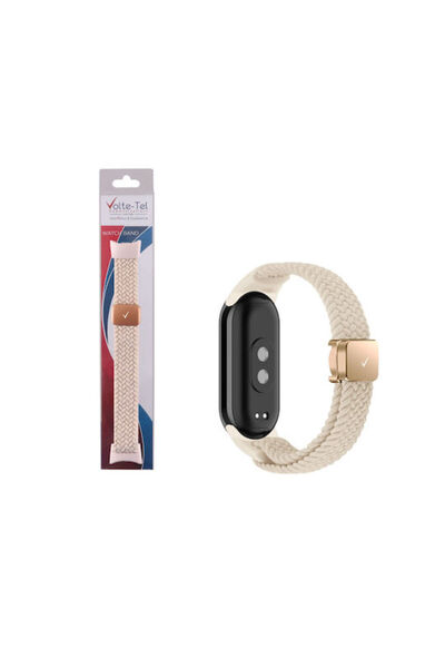 Other Volte-Tel Δερμάτινο Λουράκι Λευκό (Xiaomi Smart Band 8, Xiaomi Smart Ba...