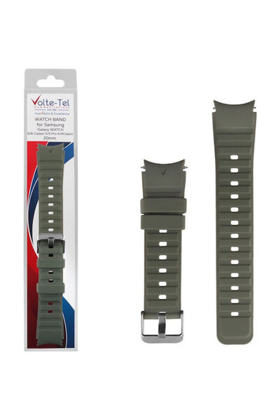 Other Volte-Tel Vt117 Λουράκι Σιλικόνης Χακί (Samsung Watch 6/6 Classic)