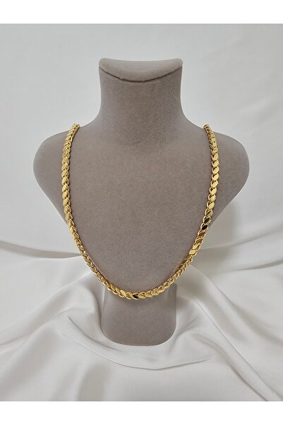 Zivazer Store Kadın çelik 18k gold renk Halep zincir kolye