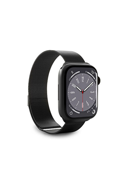 Puro Λουράκι Ανοξείδωτο Ατσάλι Μαύρο (Apple Watch 38/40/41/42mm)