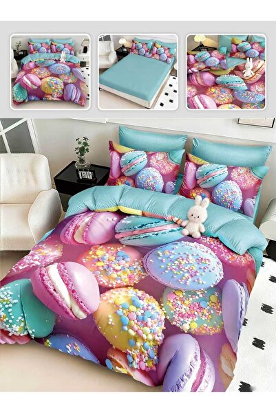 OEM 100% Cotton Duvet Cover Set Premium - 5D range - with Stretchy - 6 pieces...