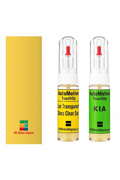 YLKRS AUTOMOTIVE Kit retus vopsea touch-up Kia Visto KIA1006 (Tweety Yellow),...