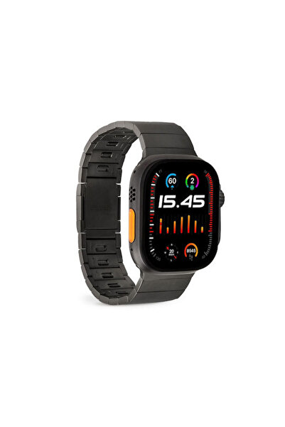 Puro Λουράκι Ανοξείδωτο Ατσάλι Μαύρο (Apple Watch 42/44/45/49mm, Puro)