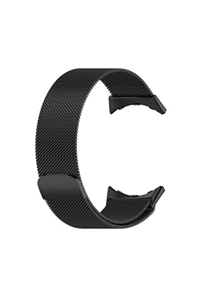 Techsuit Λουράκι Ανοξείδωτο Ατσάλι Μαύρο (Google Pixel Watch 3 45mm)