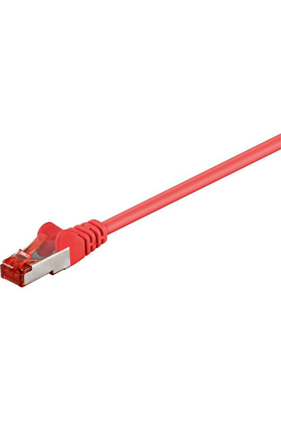 goobay Καλώδιο Ethernet Gigabit S/FTP Κατηγορίας 6, 1,5μ, Κόκκινο, Κωδικός: 9...