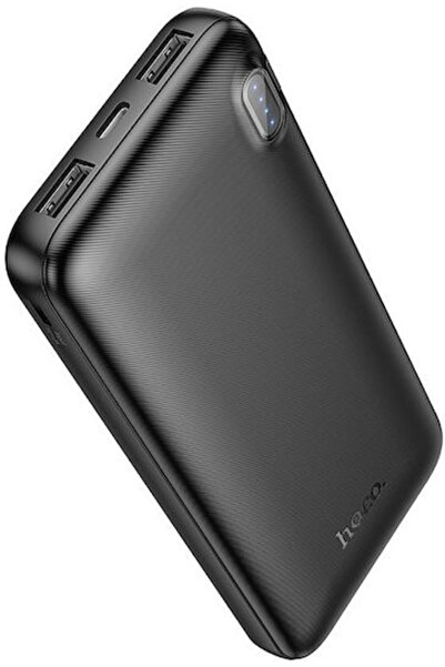 hoco. Hoco J128 Power Bank 10000mAh με 2 θύρες USB-A Μαύρο