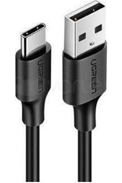 Ugreen US287 Καλώδιο USB 2.0 USB-C Αρσενικό - USB-A 60W PD Μαύρο 0.5μ 60115