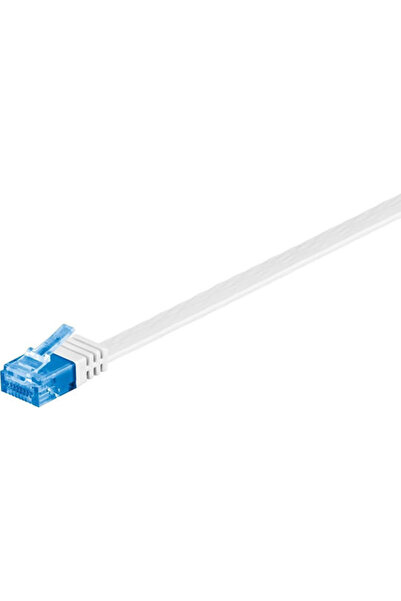 goobay Καλώδιο Ethernet U/UTP Cat.6a (Gigabit) 1μ Λευκό Κωδικός: 96314