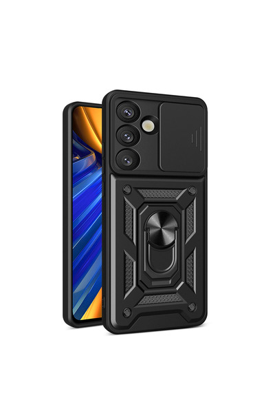 Hurtel Husă Hibridă Tip Armură Camshield Pentru Samsung Galaxy S25 Cu Capac