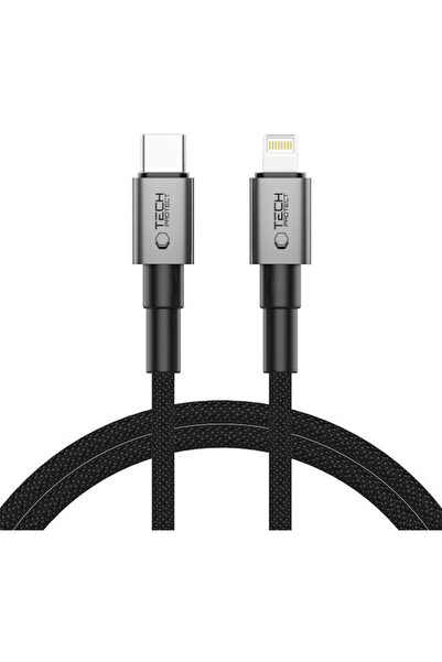 Tech-Protect Ultraboost Καλώδιο USB-C σε Lightning 27W Γκρι 1μ