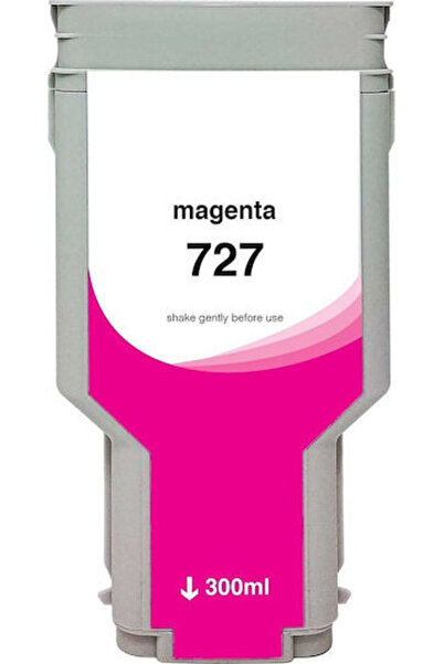 OEM Συμβατό μελάνι για εκτυπωτές inkjet HP F9J77A, 727, 300ml, Μαύρο, 1 τεμάχιο