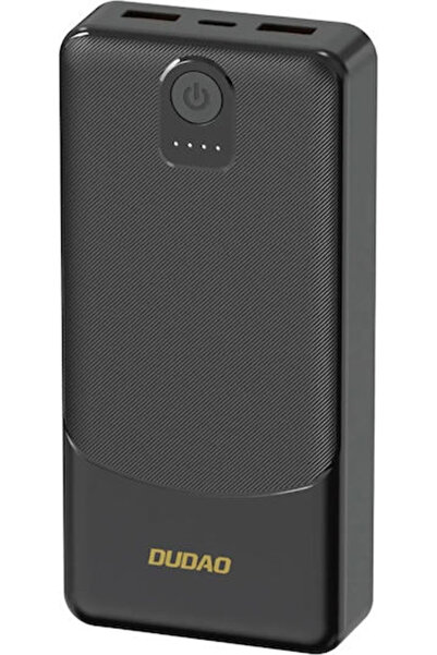 DUDAO K10Pro Power Bank 20000mAh 10W με 2 θύρες USB-A Μαύρο