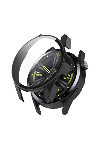 Techsuit Defense360 Pro Πλαστική Θήκη με Γυαλί σε Μαύρο χρώμα για Huawei Watc...
