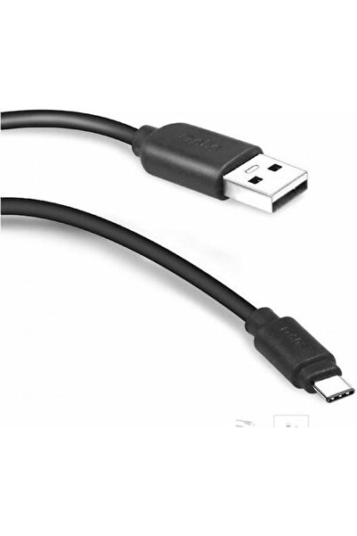 SBS Πλεγμένο Καλώδιο USB 2.0 USB-C Αρσενικό - USB-A Μαύρο 1.5μ