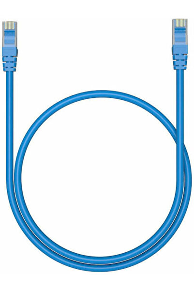 Xo Καλώδιο Ethernet U/UTP Κατηγορίας 6 (Gigabit) 1μ Μπλε