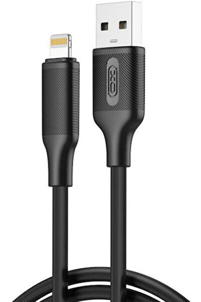 Xo Καλώδιο USB-A σε Lightning 18W Μαύρο 1μ (16.005.0317)