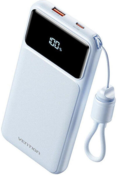 Vention XGY40 Power Bank 20000mAh 22.5W με θύρα USB-A και θύρα USB-C Μπλε