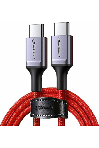Ugreen Πλεγμένο Καλώδιο USB 3.0 USB-C Αρσενικό - USB-C Κόκκινο 1μ 60186