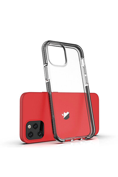 Hurtel Husă de gel Spring Case pentru iPhone 12 Mini cu ramă colorată