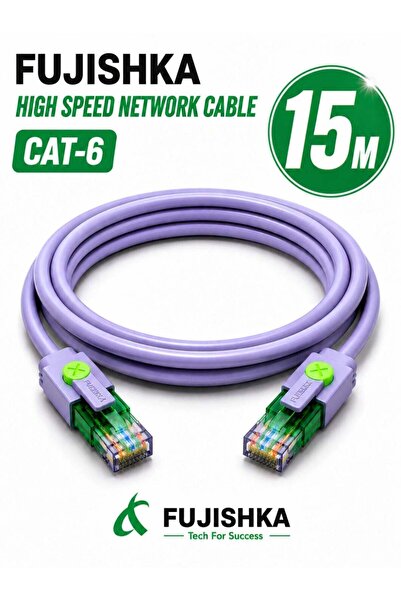 FUJISHKA High Speed CAT6 Ethernet Cable 15M - RJ45 LAN Cable for Router, Mode...