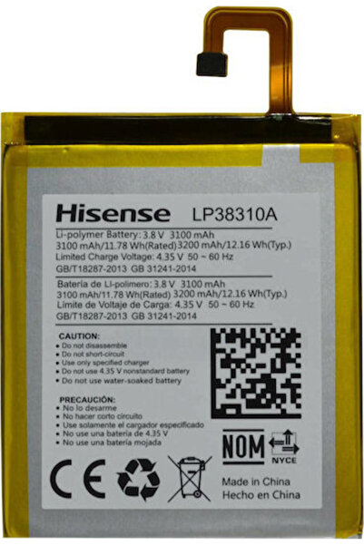 Hisense LP38310A Ανταλλακτική Μπαταρία 3100mAh για C20