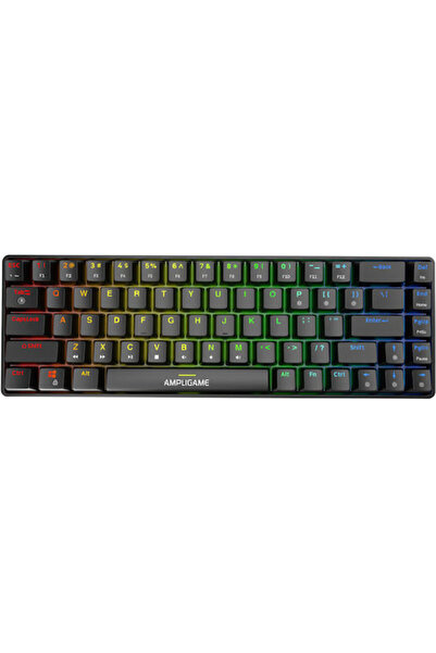 Fifine GK1 Gaming Μηχανικό Πληκτρολόγιο 65% με φωτισμό RGB (Αγγλικό US)