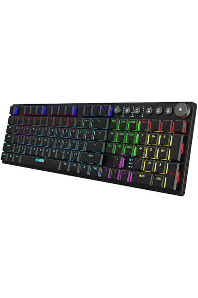 İbox Ασύρματο Μηχανικό Πληκτρολόγιο Gaming Aurora K6 με διακόπτες KRGD Red κα...