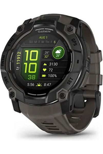 Garmin Instinct 3 AMOLED Αλουμινένιο 50mm Αδιάβροχο Smartwatch με Παρακολούθη...
