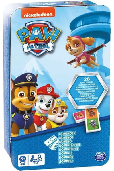 Spin Master Games Επιτραπέζιο παιχνίδι Paw Patrol Ντόμινο για 2-4 παίκτες, 5+...
