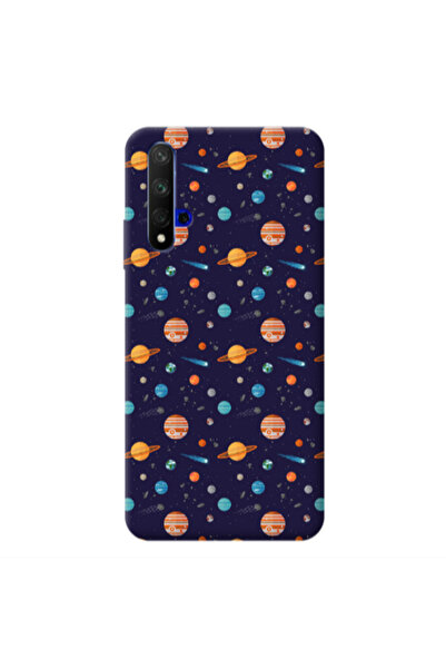 Other Huawei Nova 5 T Planets Transparent Silicone TPU Θήκη