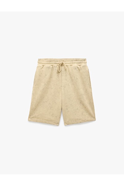 Koton Washable Bermuda Shorts with Tie Waist
