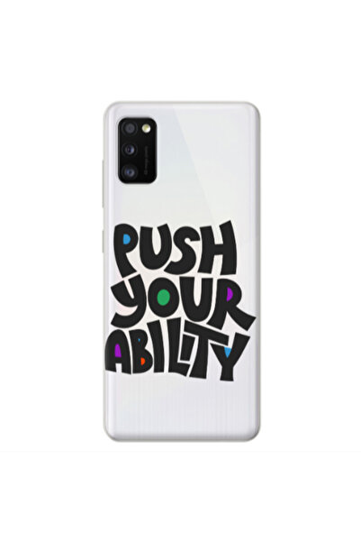 Other Samsung A41 Push Your Ability Transparent Silicone TPU Θήκη