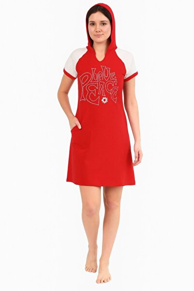 Generic Brand Berrak Women's Sports Hooded Dress 2845