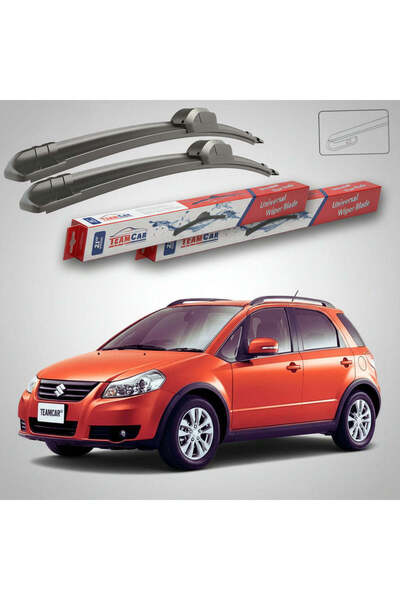 TEAMCAR Чистачки Сузуки СХ4 ГИ Хечбек 2006+ |   Преден комплект Flat – TeamCar ®