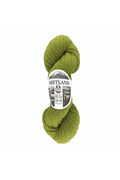 Etrofil Shetland Knitting Yarn Ot Green 100% Shetland Wool 50g 280m (74331)