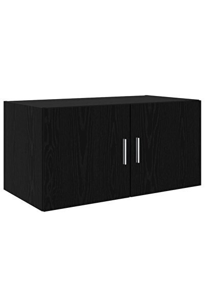 vidaxl Dulap de perete Stejar negru 80 x 42.5 x 40 cm Lemn compozit